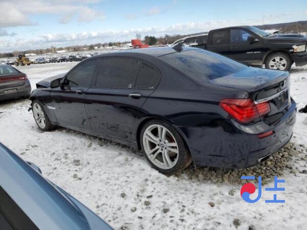 2014 BMW 730Ld BLACK — WBAYG4102ED175982 - Image 2