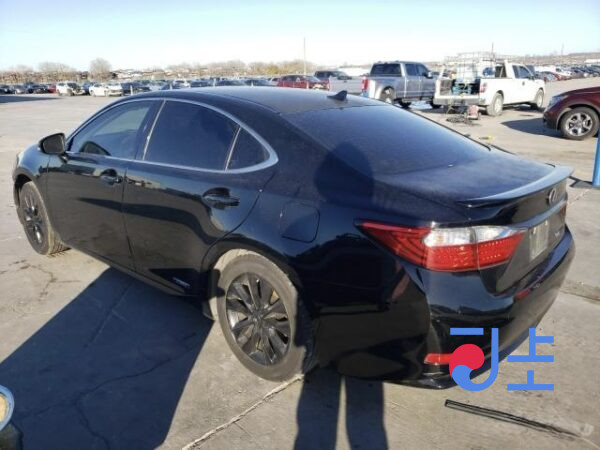 2014 Lexus ES300H Black — JTHBW1GG1E2060461 - Image 3