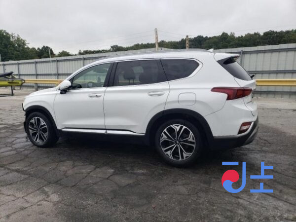 2019 Hyundai SantaFe White - KMHS581ABLU192135 - Image 3