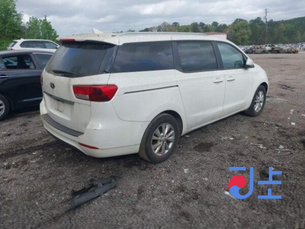 2016 Kia Carnival White - KNAME81ABHS286256 - Image 4