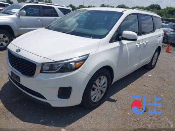 2015 Kia Carnival White - KNAMC81ABFS068534