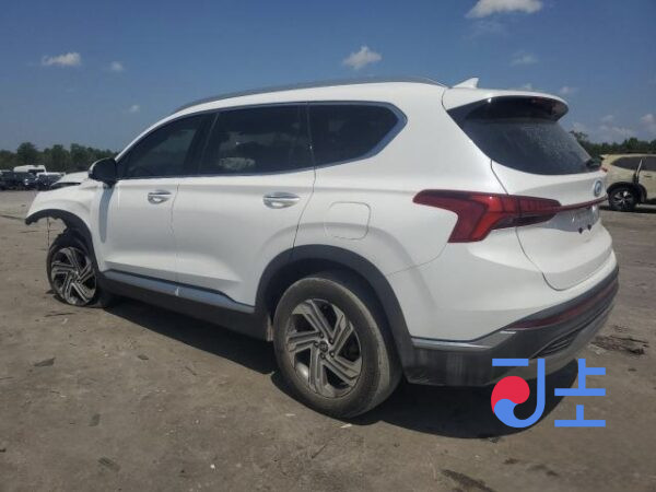 2021 Hyundai SantaFe White - KMHS381HGMU392259 - Image 3