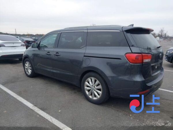 2014 Kia Carnival Gray - KNAMC81ABFS049120 - Image 3