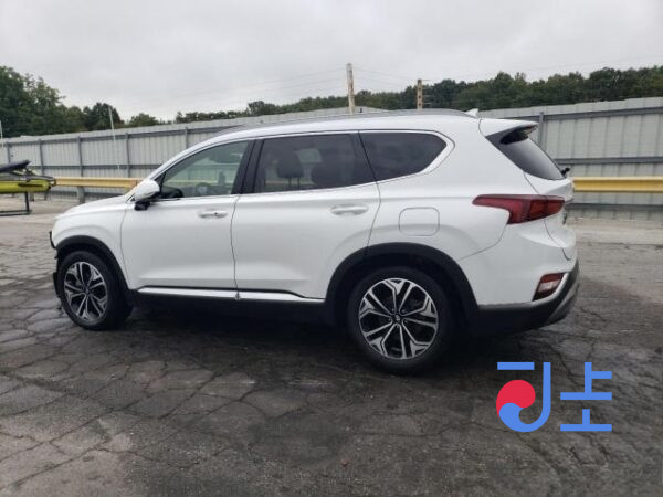 2019 Hyundai SantaFe White - KMHS581ABLU219303 - Image 3