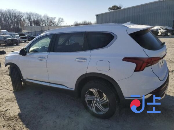 2021 Hyundai SantaFe White - KMHS581LGMU399273 - Image 3