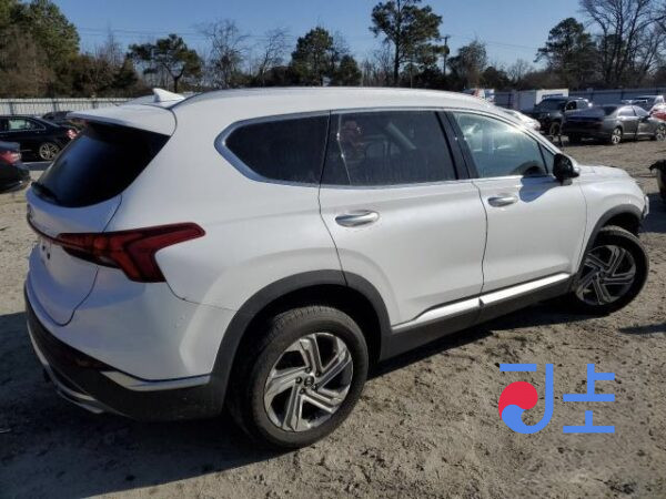 2021 Hyundai SantaFe White - KMHS581LGMU399273 - Image 4