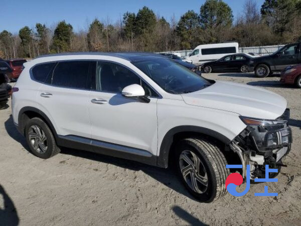 2021 Hyundai SantaFe White - KMHS581LGMU399273 - Image 5