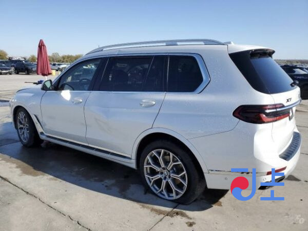 2023 BMW X7 xDrive40d WHITE — WBA21EN06R9S88169 - Image 3
