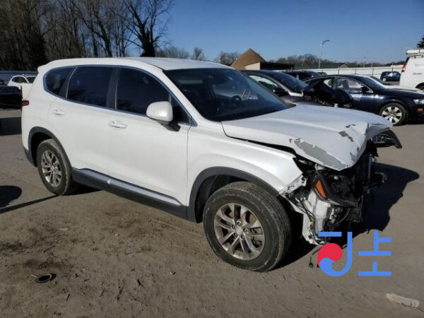 2019 Hyundai SantaFe White - KMHS581CDKU150369 - Image 5