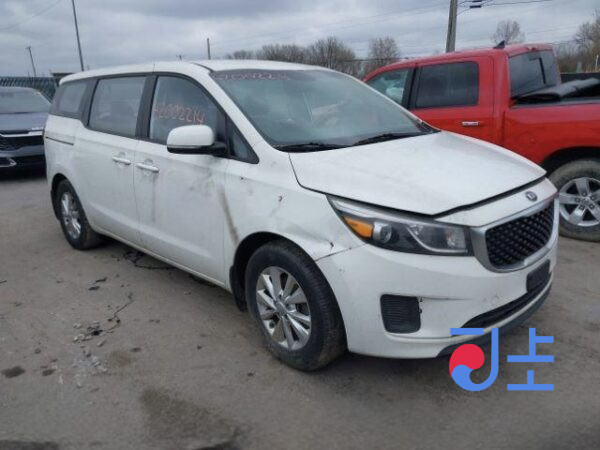 2014 Kia Carnival White - KNHMF37ABFS002103 - Image 5
