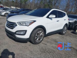 2016 Hyundai SantaFe White — KMHSW81UBGU634015