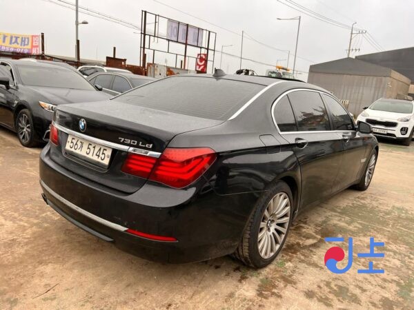 BMW 730LdX 2013 BLACK — WBAYG410XDD175680 - Image 2