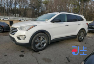 2016 Hyundai SantaFe White - KMHSU81UBGU674191